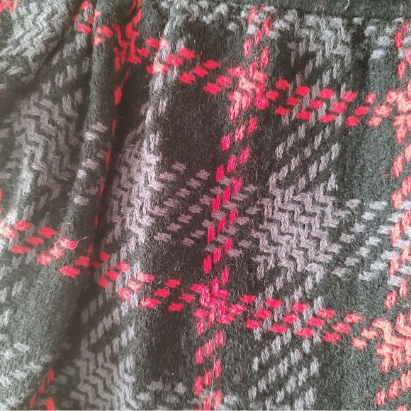 Badgley Mischka wool blend plaid cropped jacket S - Picture 5 of 10